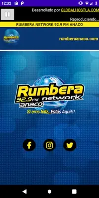 Rumbera 92.9 FM android App screenshot 1